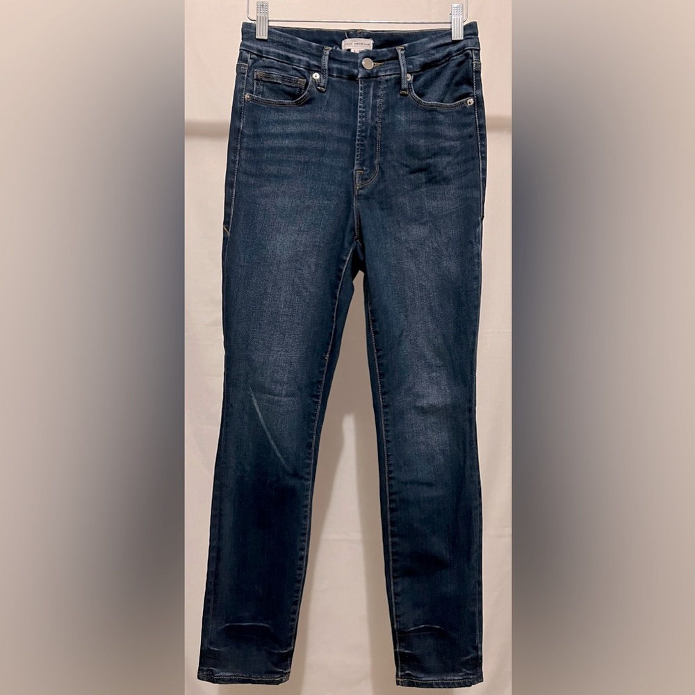 Good American Dark Blue Jeans
